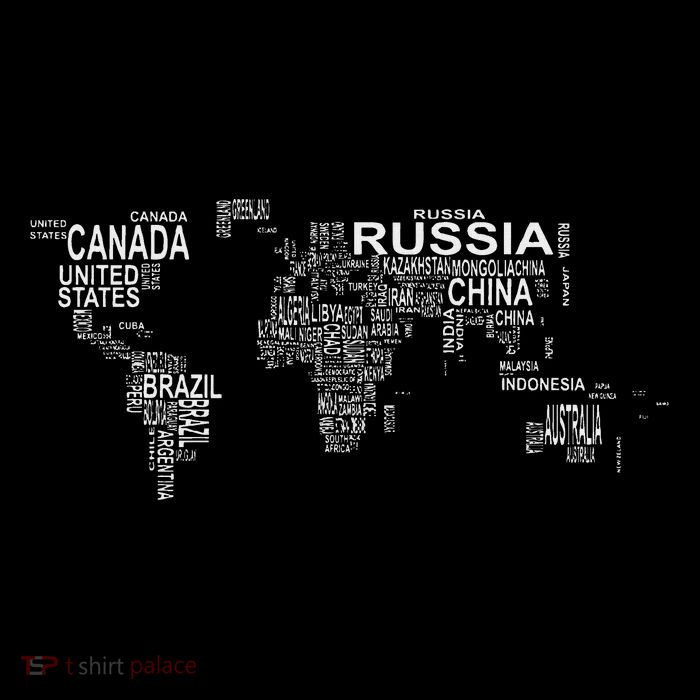World Map Globe Text Elemen Impact Tech Backpack