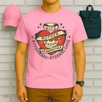 Wife Mother Grandmother Queen Heart Gift T-Shirt