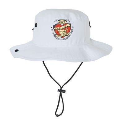 Wife Mother Grandmother Queen Heart Gift Legacy Cool Fit Booney Bucket Hat