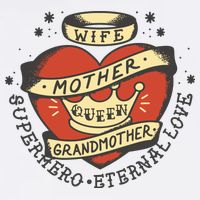 Wife Mother Grandmother Queen Heart Gift Mug