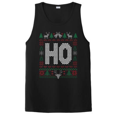 Where My HoS At Ho Matching Couple Christmas Ugly PosiCharge Competitor Tank