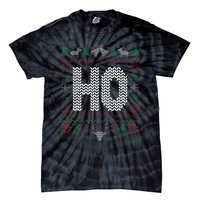 Where My HoS At Ho Matching Couple Christmas Ugly Tie-Dye T-Shirt