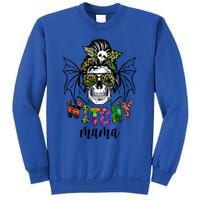 Witchy Mama Halloween Skull Witch Mom Spooky Cool Gift Sweatshirt