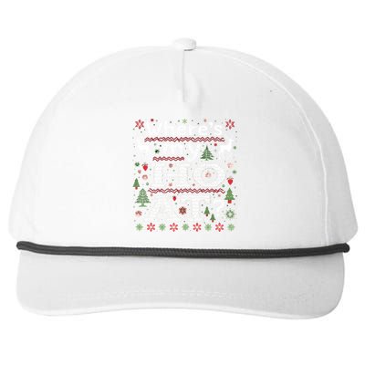 Where My HoS At Ho Matching Couple Christmas Ugly Gift Snapback Five-Panel Rope Hat