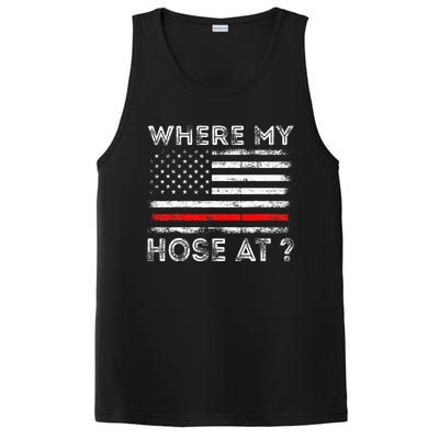 Where My Hose At Firefighter PosiCharge Competitor Tank