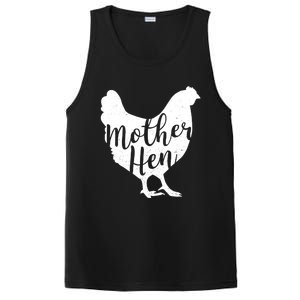 Wo Mother Hen Happy Mother's Day Cute Chicken Gift For Ladies VNeck PosiCharge Competitor Tank