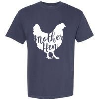 Wo Mother Hen Happy Mother's Day Cute Chicken Gift For Ladies VNeck Garment-Dyed Heavyweight T-Shirt