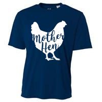 Wo Mother Hen Happy Mother's Day Cute Chicken Gift For Ladies VNeck Cooling Performance Crew T-Shirt