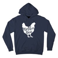 Wo Mother Hen Happy Mother's Day Cute Chicken Gift For Ladies VNeck Hoodie