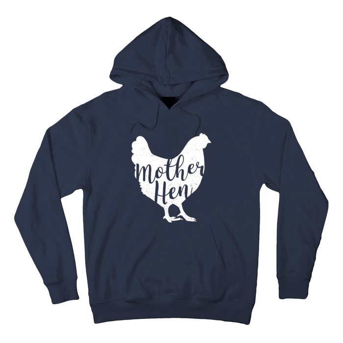 Wo Mother Hen Happy Mother's Day Cute Chicken Gift For Ladies VNeck Hoodie