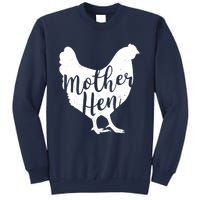 Wo Mother Hen Happy Mother's Day Cute Chicken Gift For Ladies VNeck Sweatshirt