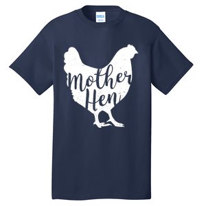 Wo Mother Hen Happy Mother's Day Cute Chicken Gift For Ladies VNeck Tall T-Shirt