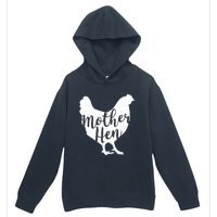 Wo Mother Hen Happy Mother's Day Cute Chicken Gift For Ladies VNeck Urban Pullover Hoodie