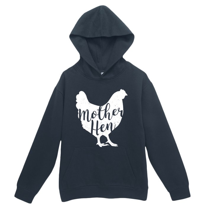 Wo Mother Hen Happy Mother's Day Cute Chicken Gift For Ladies VNeck Urban Pullover Hoodie