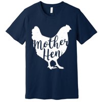 Wo Mother Hen Happy Mother's Day Cute Chicken Gift For Ladies VNeck Premium T-Shirt