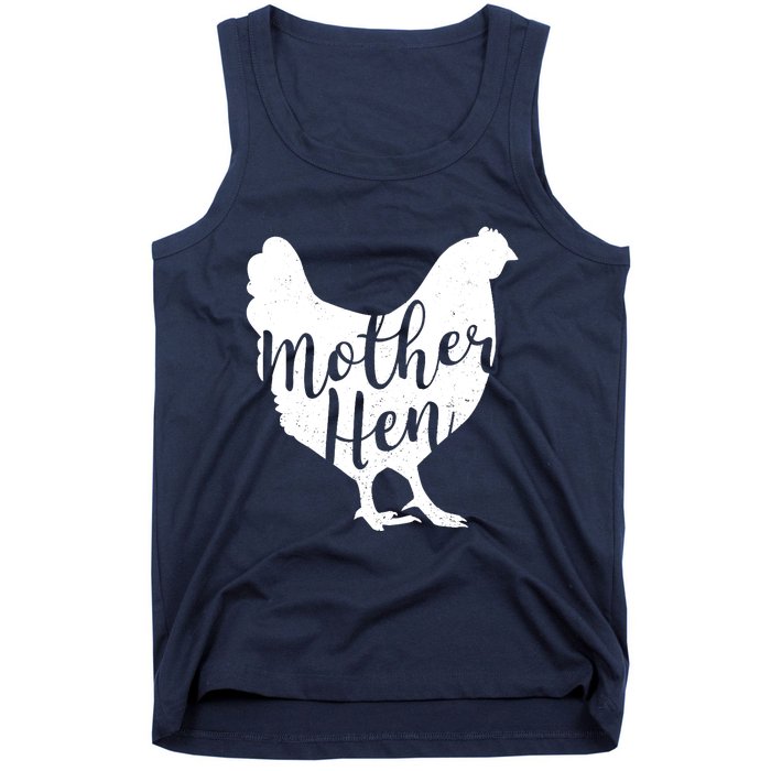 Wo Mother Hen Happy Mother's Day Cute Chicken Gift For Ladies VNeck Tank Top