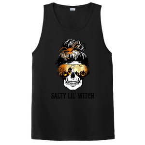 Witchy Mama Halloween Skull Witch Mom Spooky Gift PosiCharge Competitor Tank