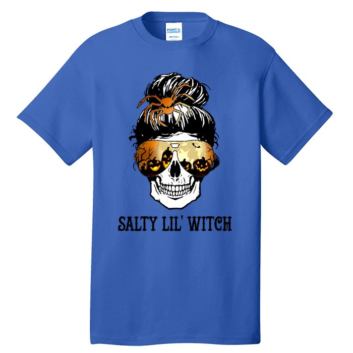 Witchy Mama Halloween Skull Witch Mom Spooky Gift Tall T-Shirt