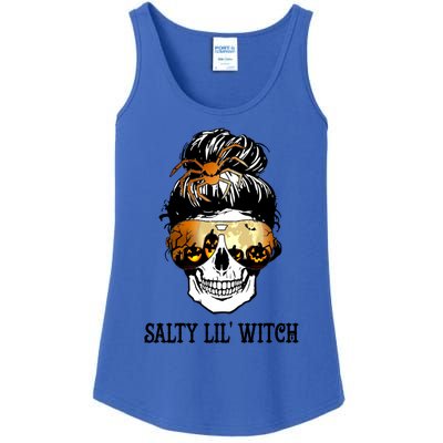 Witchy Mama Halloween Skull Witch Mom Spooky Gift Ladies Essential Tank