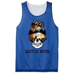 Witchy Mama Halloween Skull Witch Mom Spooky Gift Mesh Reversible Basketball Jersey Tank