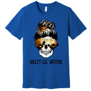 Witchy Mama Halloween Skull Witch Mom Spooky Gift Premium T-Shirt