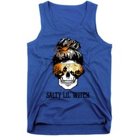 Witchy Mama Halloween Skull Witch Mom Spooky Gift Tank Top