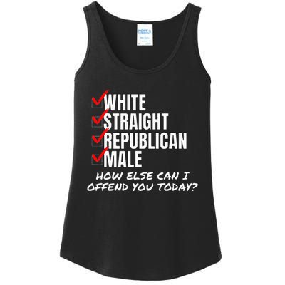 White Male How Can I Offend You Ladies Essential Tank