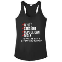 White Male How Can I Offend You Ladies PosiCharge Competitor Racerback Tank