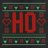 Where My Ho's At Ugly Christmas Sweater Couples Matching Cool Comfort Performance Bucket Hat