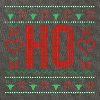 Where My Ho's At Ugly Christmas Sweater Couples Matching Cotton Canvas Backpack
