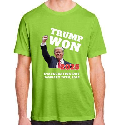 We Made History Trump 2024 Won Inauguration Day 2025 Winner Adult ChromaSoft Performance T-Shirt