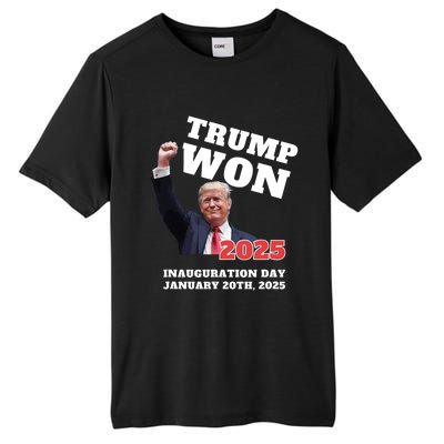 We Made History Trump 2024 Won Inauguration Day 2025 Winner Tall Fusion ChromaSoft Performance T-Shirt