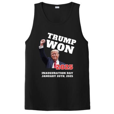 We Made History Trump 2024 Won Inauguration Day 2025 Winner PosiCharge Competitor Tank