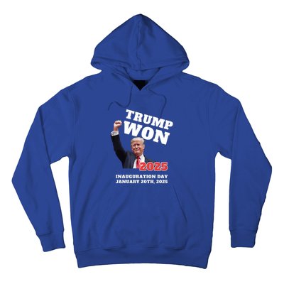 We Made History Trump 2024 Won Inauguration Day 2025 Winner Hoodie