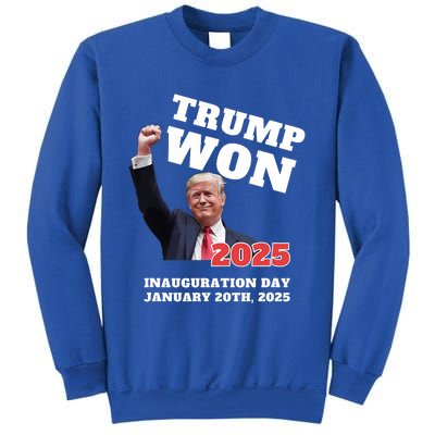 We Made History Trump 2024 Won Inauguration Day 2025 Winner Sweatshirt