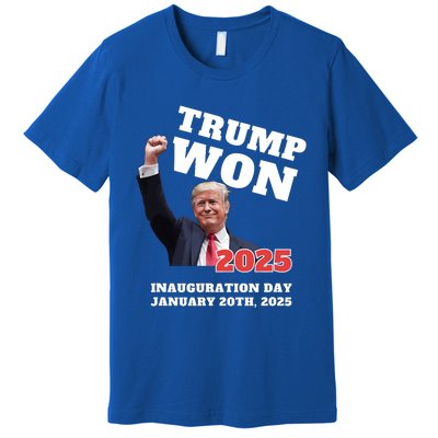 We Made History Trump 2024 Won Inauguration Day 2025 Winner Premium T-Shirt