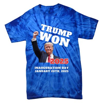 We Made History Trump 2024 Won Inauguration Day 2025 Winner Tie-Dye T-Shirt