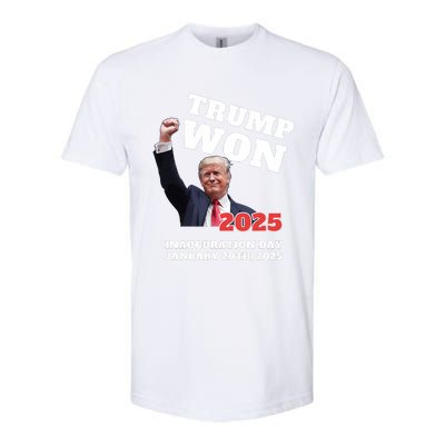 We Made History Trump 2024 Won Inauguration Day 2025 Winner Softstyle CVC T-Shirt