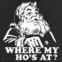 Where My HoS At Christmas Santa Cool Comfort Performance Bucket Hat