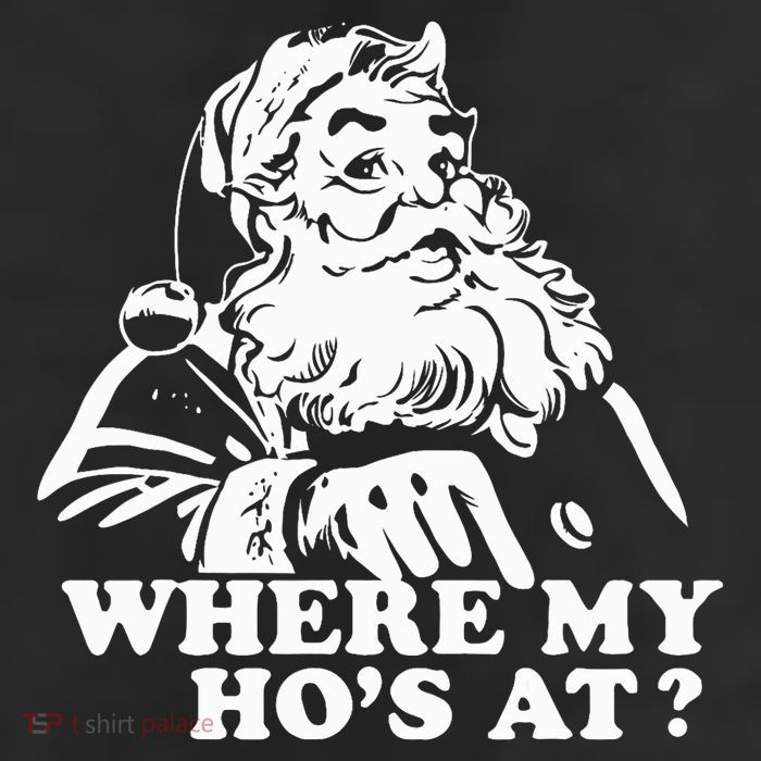 Where My HoS At Christmas Santa Cool Comfort Performance Bucket Hat