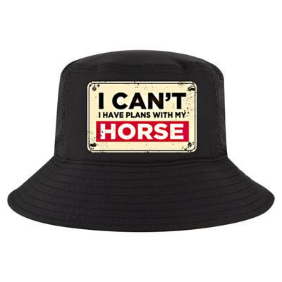 With My Horse Horse Lover Animal Lover Funny Cow Gift Cool Comfort Performance Bucket Hat