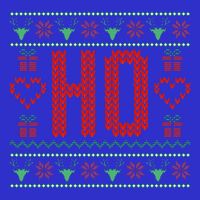 Where My Ho's At Ugly Christmas Sweater Couples Matching  Sustainable Beanie