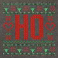 Where My Ho's At Ugly Christmas Sweater Couples Matching  Cotton Canvas Backpack