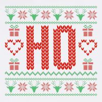 Where My Ho's At Ugly Christmas Sweater Couples Matching  Garment-Dyed Sweatshirt