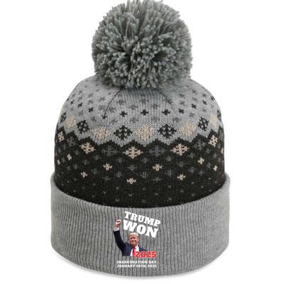 We Made History Trump 2024 Won 2025 Inauguration Day Winner The Baniff Cuffed Pom Beanie