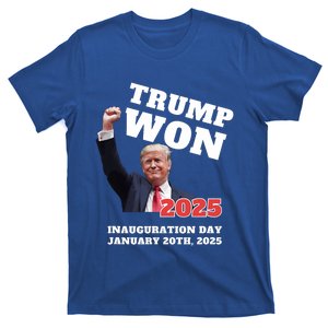 We Made History Trump 2024 Won 2025 Inauguration Day Winner T-Shirt