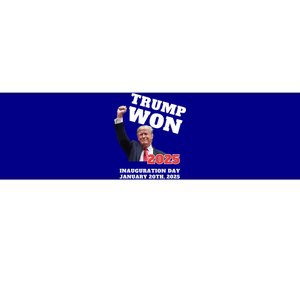 We Made History Trump 2024 Won 2025 Inauguration Day Winner Bumper Sticker