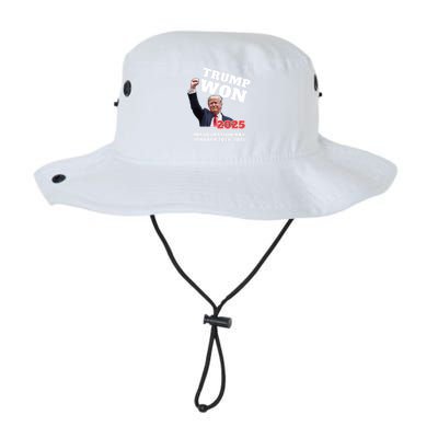 We Made History Trump 2024 Won 2025 Inauguration Day Winner Legacy Cool Fit Booney Bucket Hat