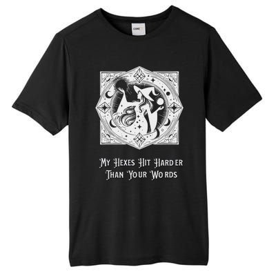 Witch My Hexes Hit Harder Than Your Words Magic Wicked Vamp Tall Fusion ChromaSoft Performance T-Shirt