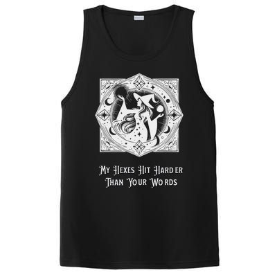 Witch My Hexes Hit Harder Than Your Words Magic Wicked Vamp PosiCharge Competitor Tank